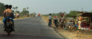 Irrawaddy Delta Country Road West of Yangon 2013 Image David DuByne