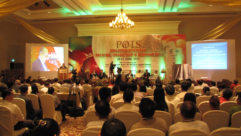 POTS Myanmar Malaysia Palm Oil Trade Seminar 2013 Opening Ceremony Image David DuByne