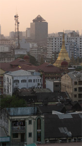 Yangon Myanmar Downtown Waterfront Area 2013 Image David DuByne