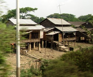 Rural Housing Irrawaddy Delta Myanmar 2013 Image David DuByne