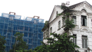 Yangon Myanmar CBD Construction Project 2013 Image David DuByne