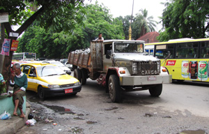 Vehicles of Yangon Myanmar 2013 Image David DuByne
