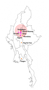 Thabeikkyin Myanmar 6.8 Earthquake Summary