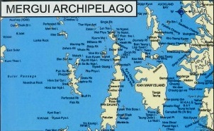 Mergui Archipelago Map